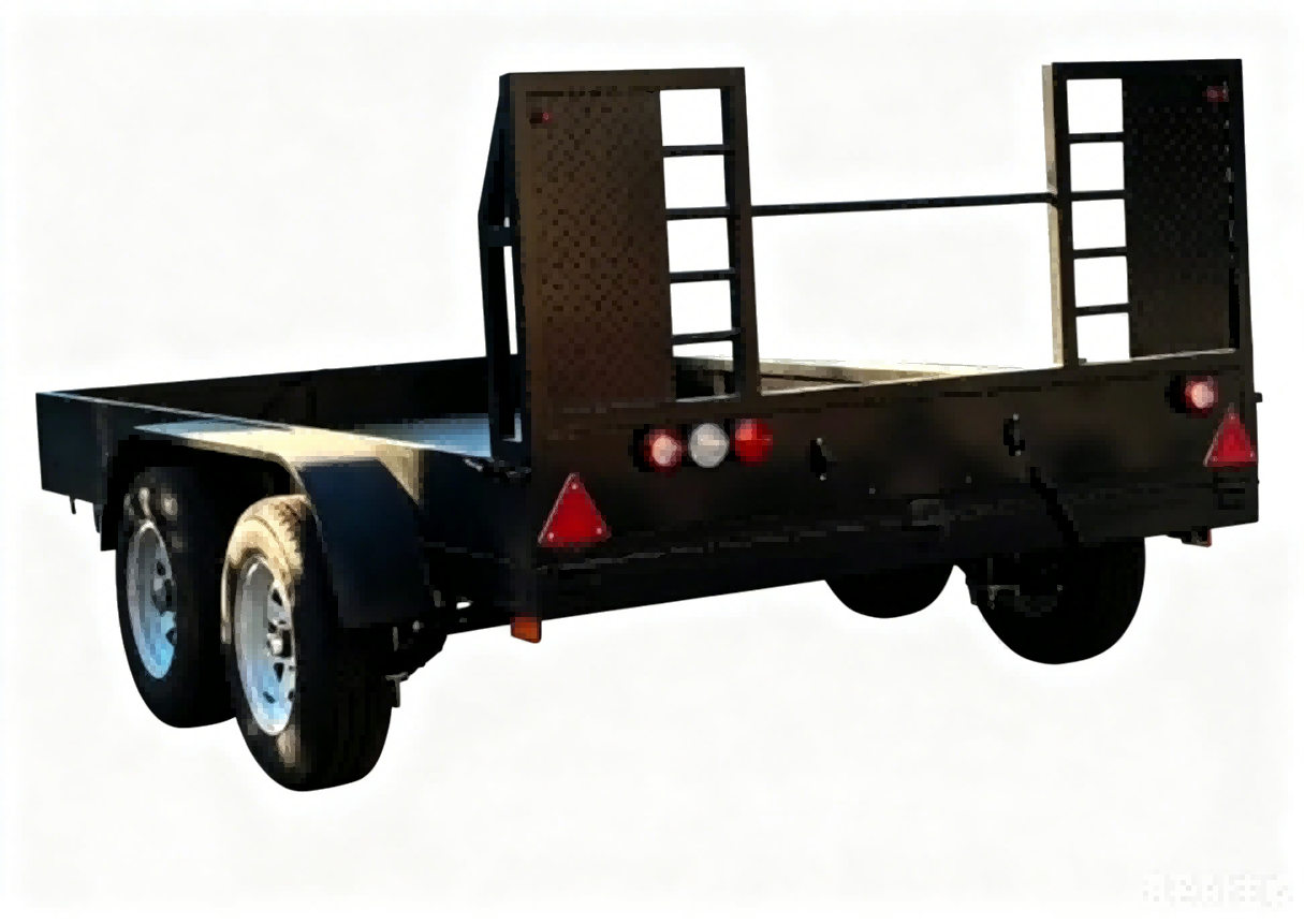 III Ton Dual Axem Flatbed Video apud Ramp