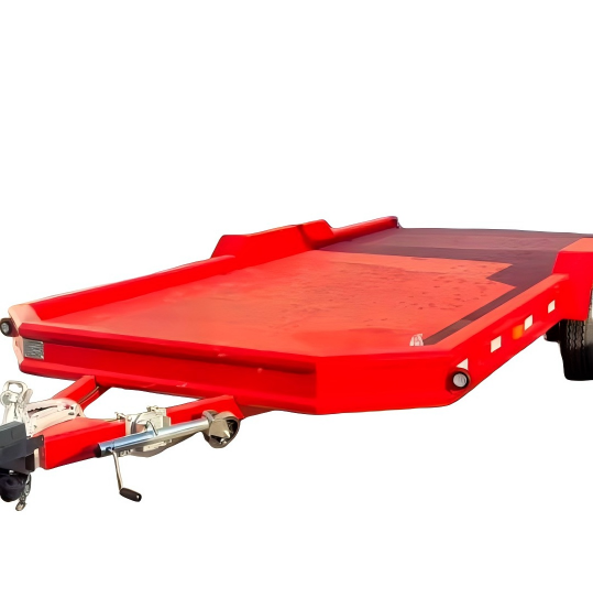III Ton Dual Axem Long Circumda Flatbed Video apud Ramp