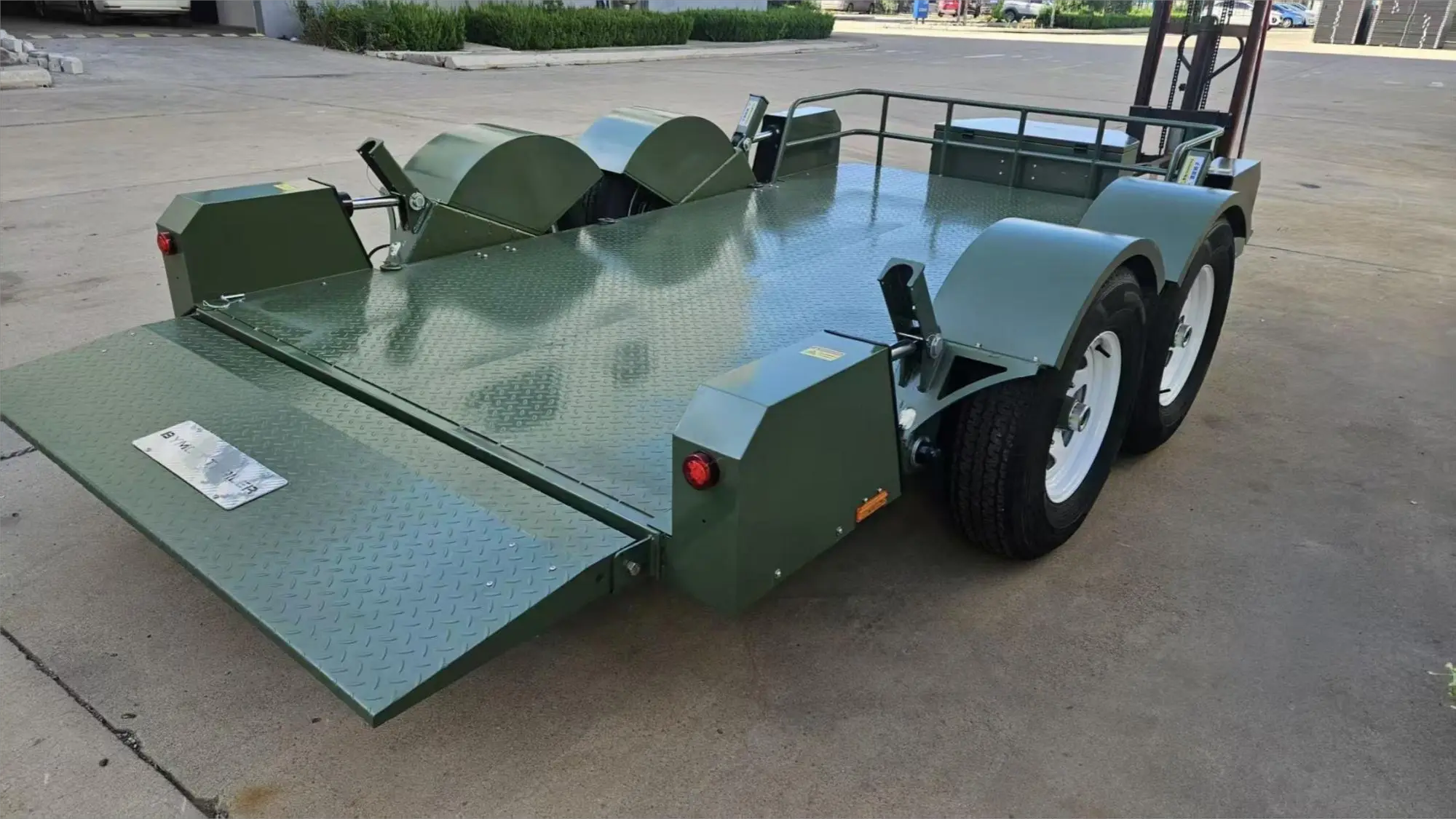 5-Ton Dual-Axle Hydraulic Elevatio Trailer