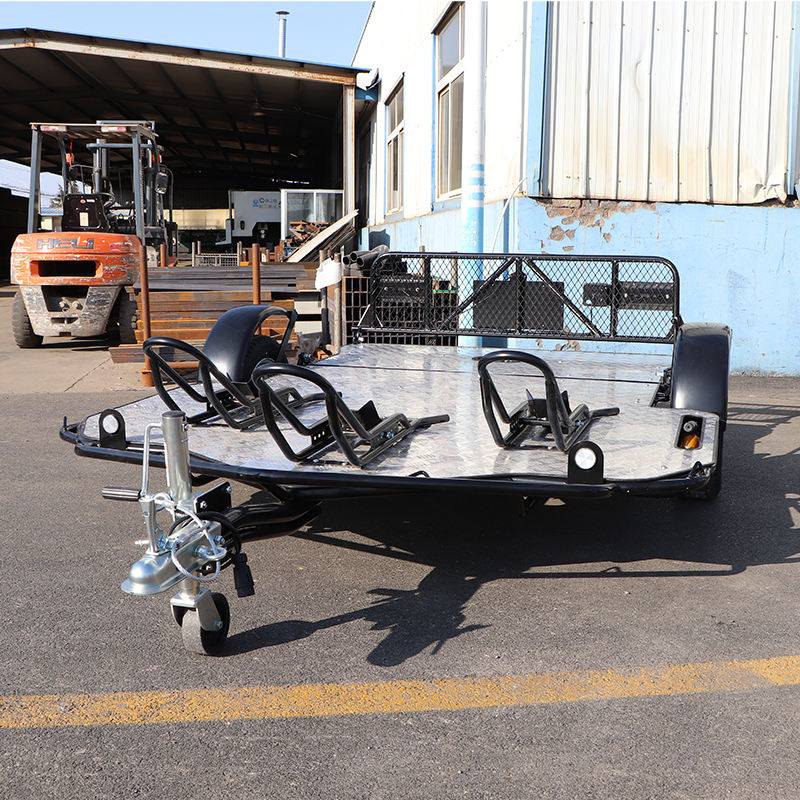 EXEMPLUM 207 Flatbed 3-Bike Motorcycle Trailer