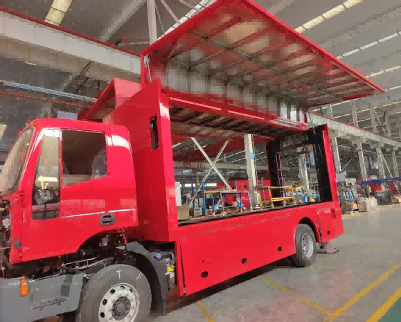 One-Button Expandable Wing Span arida Truck Corpus